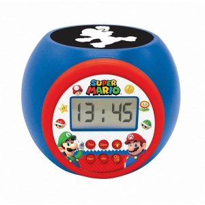 Mario Super projektor vækkeur med timer